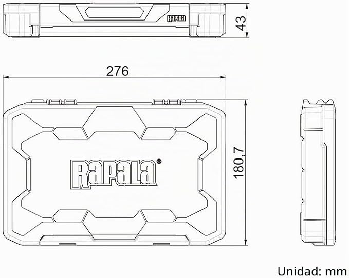Rapala Tackle Tray 276 Open Foam