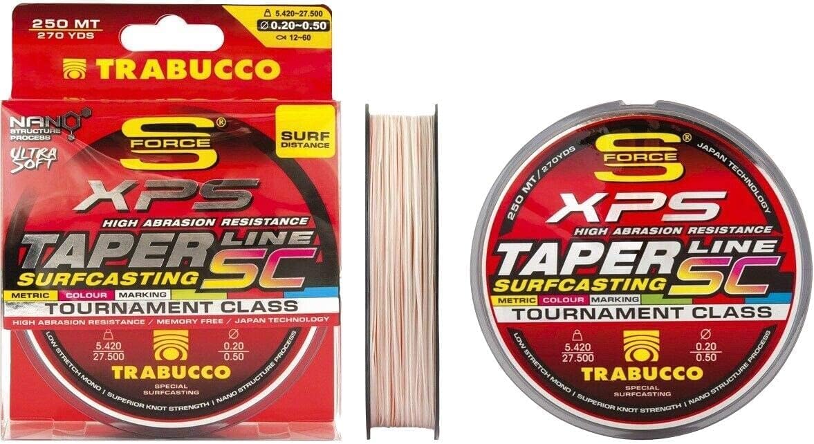 Trabucco SF XPS Surf Taper Line SC | Hilo Cónico Surfcasting 250m