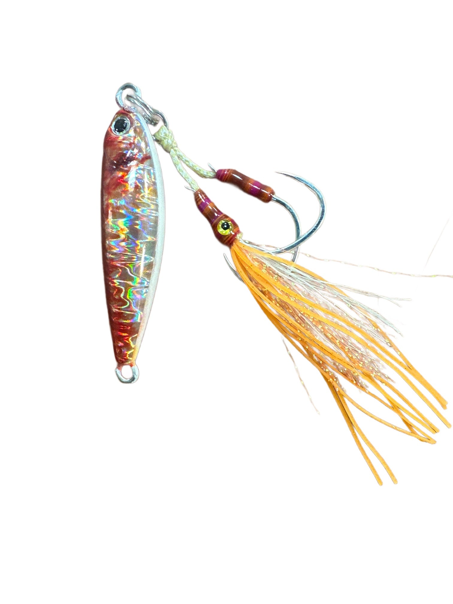 JIG Fat 10 GRS Glow con Single Assist Hook