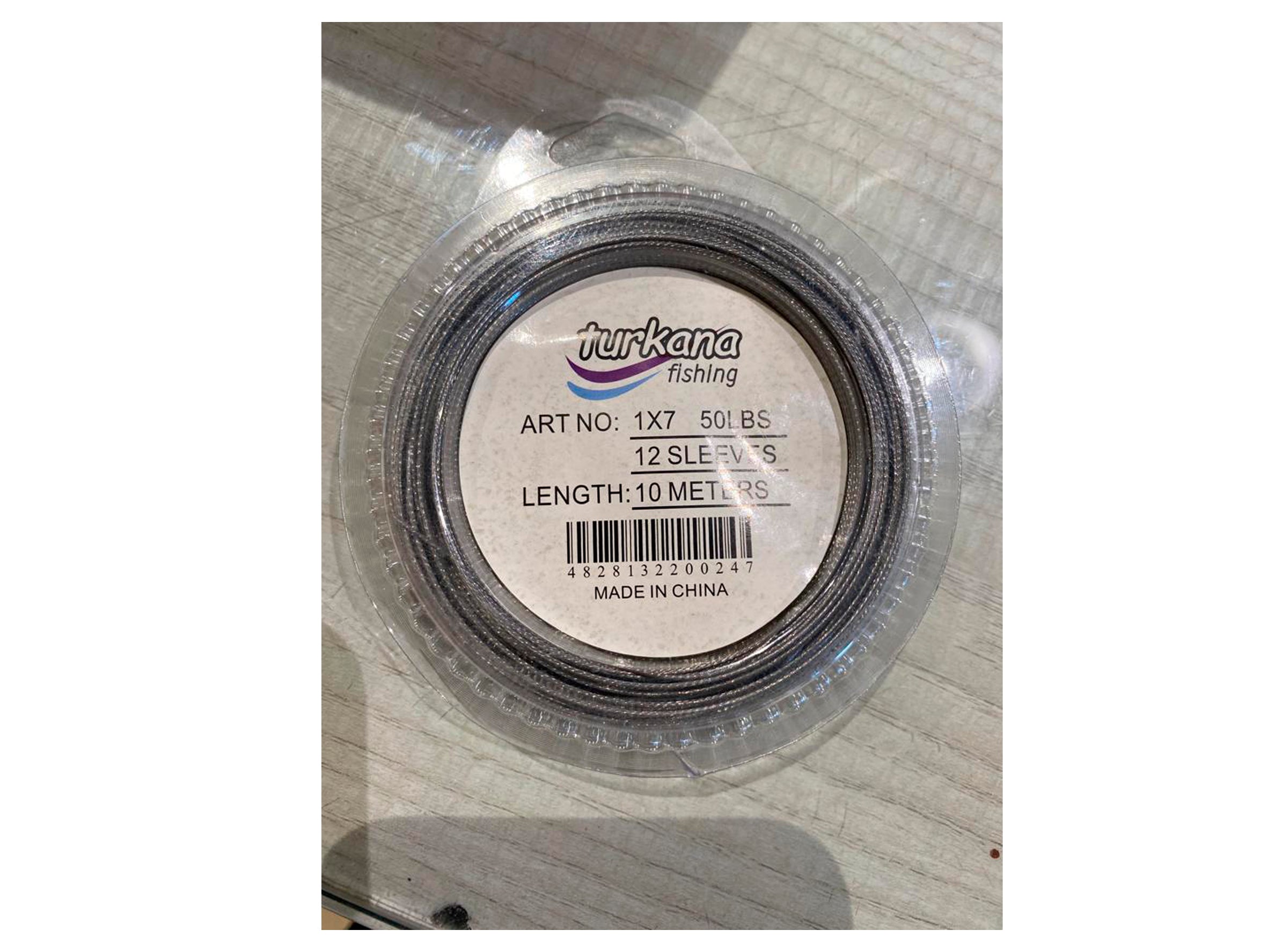 CABLE ACERO FORRADO 40LB NEGRO