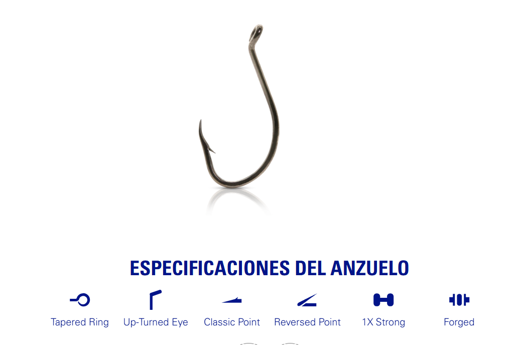 Mustad OCTOPUS Hooks Black Nickel