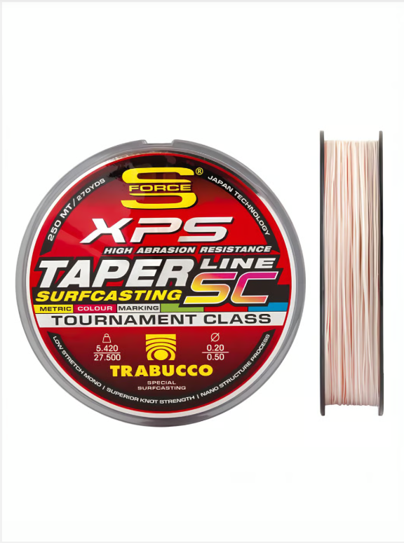 Trabucco SF XPS Surf Taper Line SC | Hilo Cónico Surfcasting 250m