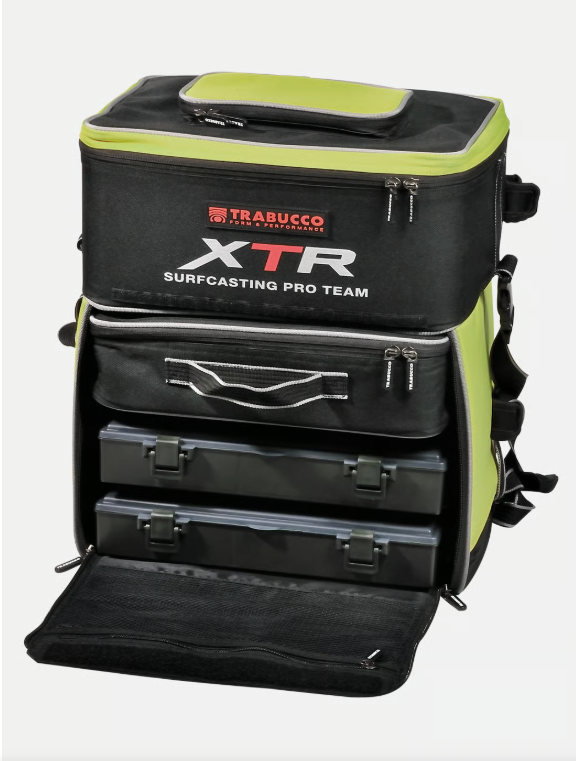 Trabucco XTR Surf Team Pro Organizer | Mochila Surfcasting Premium 46x40x30cm