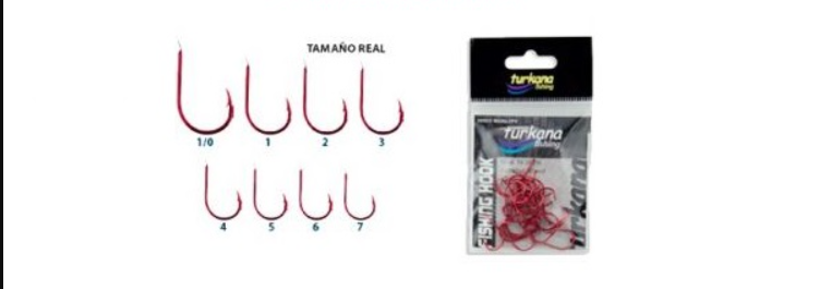 Turkana Anzuelo Chinu Pico de Loro Rojo
