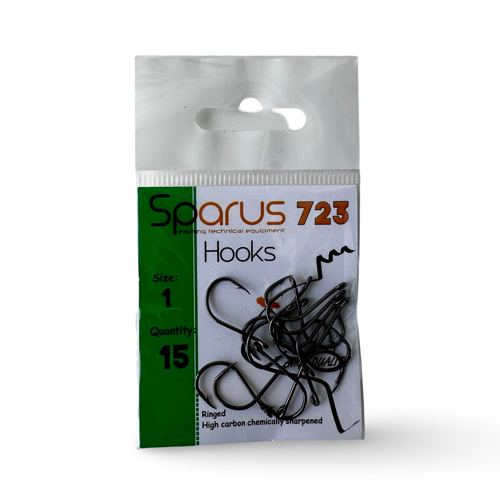 Sparus 723 Anzuelo Carbono con Ojal