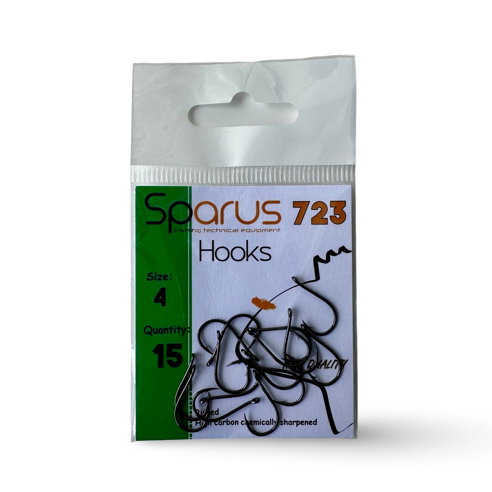 Sparus 723 Anzuelo Carbono con Ojal
