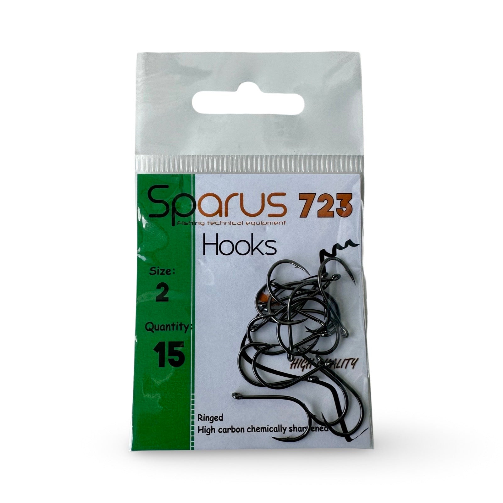 Sparus 723 Anzuelo Carbono con Ojal