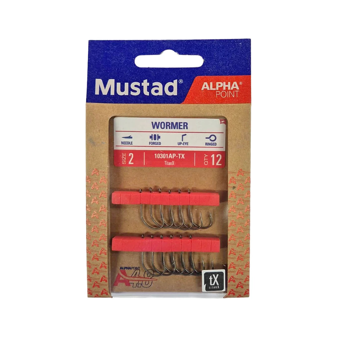 Mustad AlphaPoint Wormer 10301AP-TX · Anzuelo TitanX