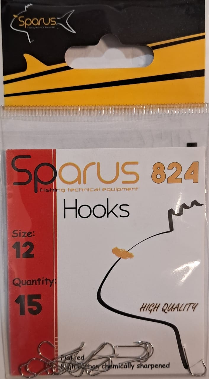 Sparus 824 Anzuelo Carbono Pata Larga Paleta