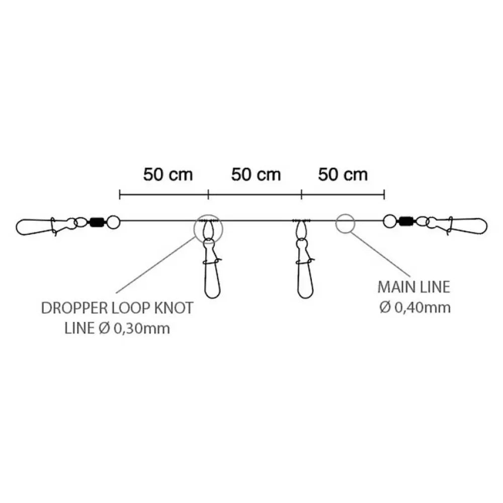 Akami Squid Leader FC – Bajo de Línea Fluorocarbono Eging