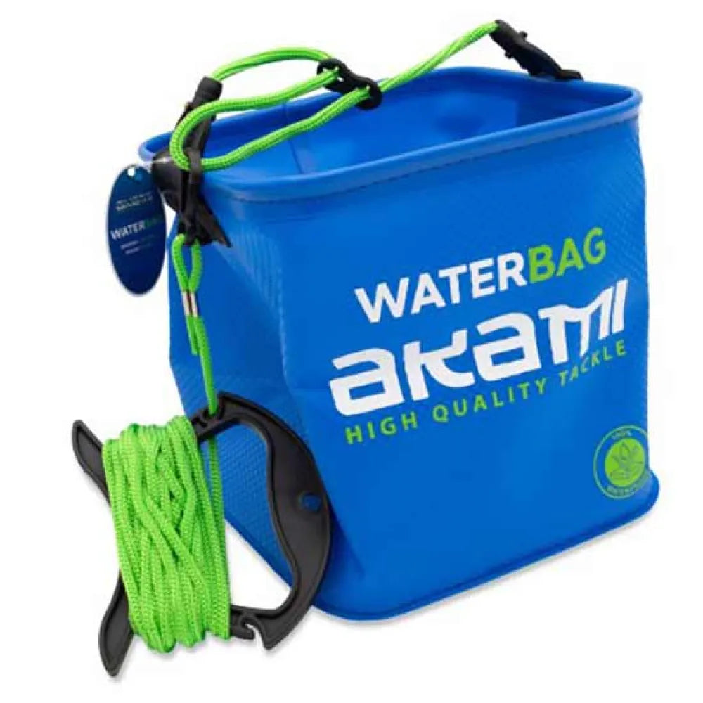 Akami Water Bag – Cubo Plegable Pesca 8L con Cuerda 5m