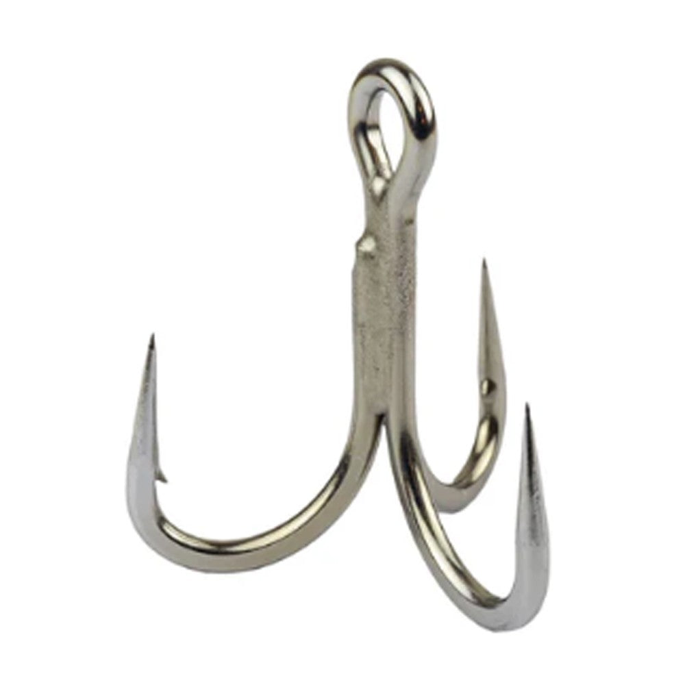 Mustad Jaw Lok 5X Strong In-Line Treble · Anzuelo triple