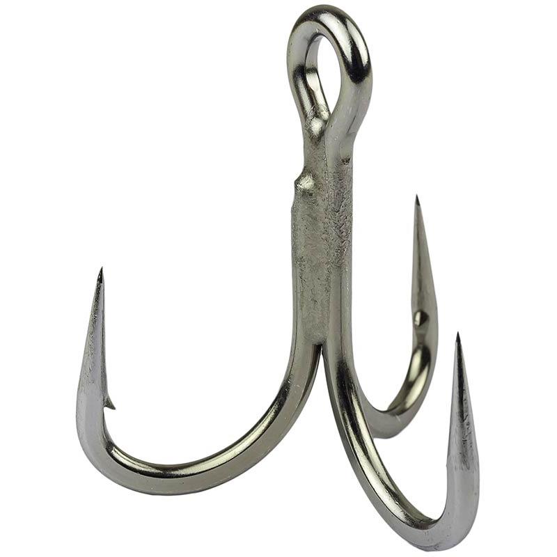 Mustad Jaw Lok 5X Strong In-Line Treble · Anzuelo triple