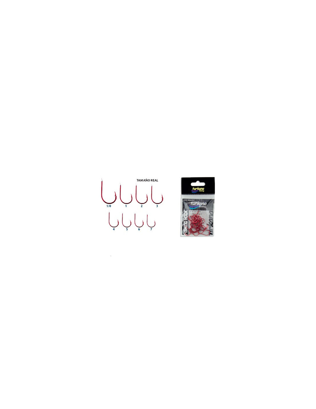 Turkana Anzuelo Chinu Pico de Loro Rojo