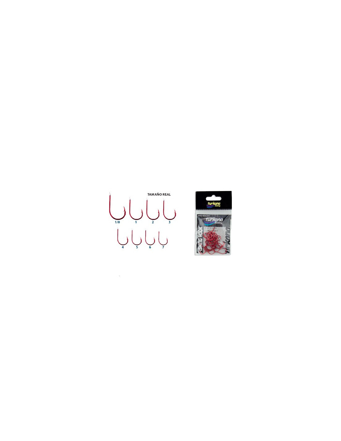 Turkana Anzuelo Chinu Pico de Loro Rojo