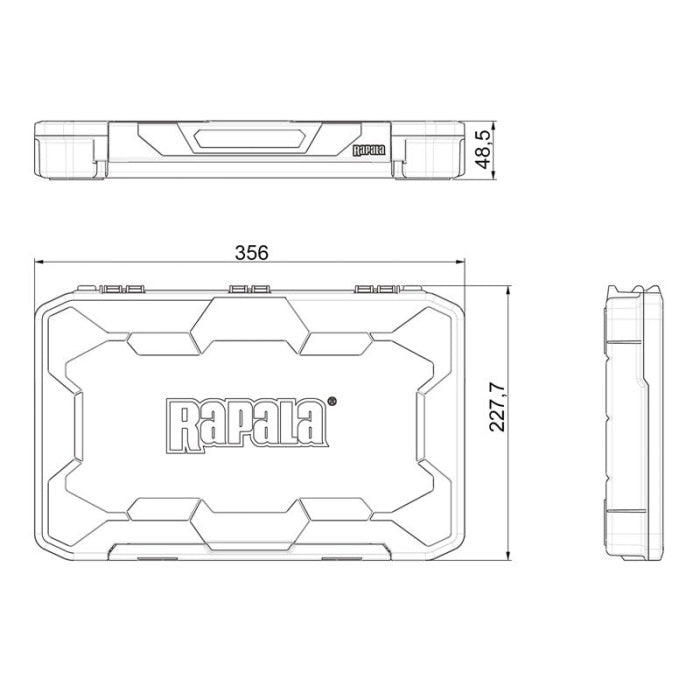 Rapala Tackle Tray 356 Deep Half
