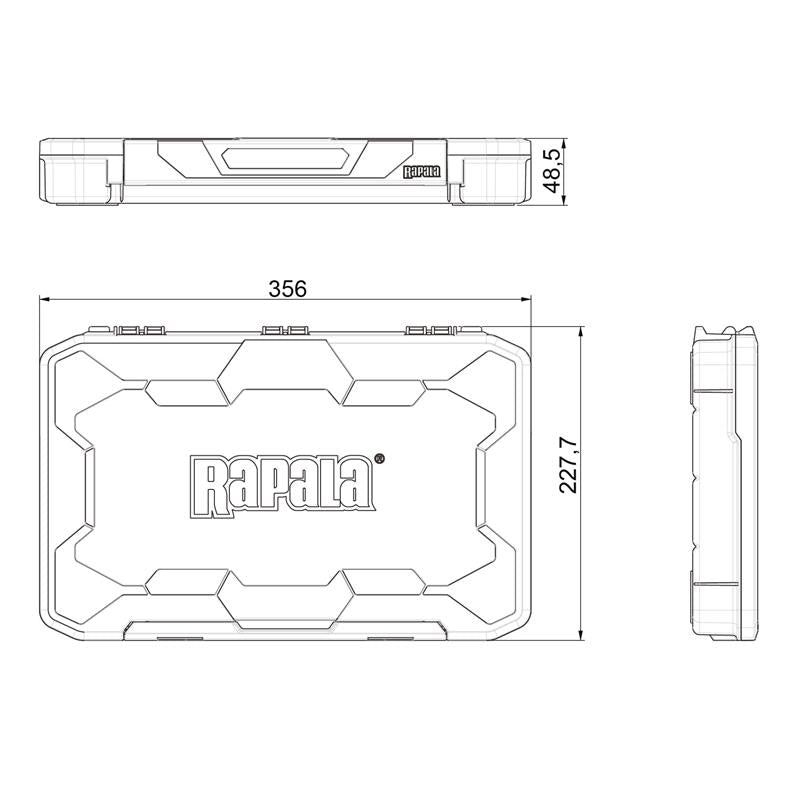 Rapala Tackle Tray Box 356 Deep Open