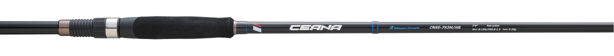 CNSS-792M-HR MAJORCRAFT CAÑA CEANA HARD ROCK SPINNING 7'9'' 236CM 5-25G FAST M PE0.8-1.5 2PCS