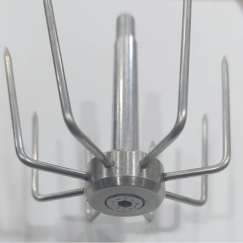 Corona Cefalopodo Acero Inox 80x50mm 2 Rosca