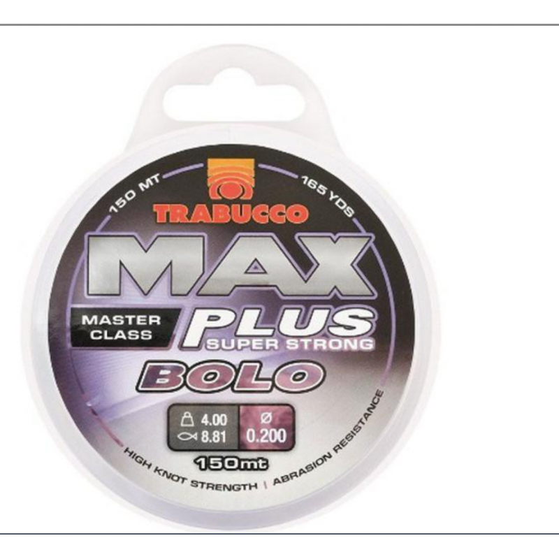 Trabucco Max Plus Bolo | Monofilamento Boloñesa y Corcheo-Mar 150m