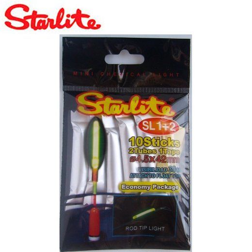 Starlite SL 1+2 Bag — Luz Química Pesca Nocturna (10 uds)