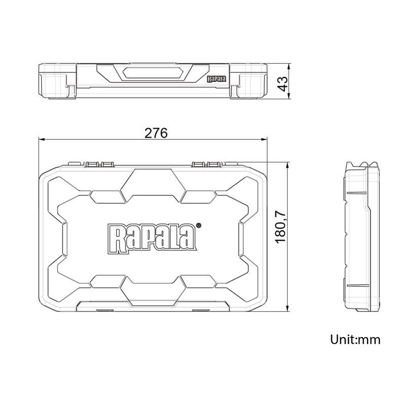 Rapala Tackle Tray 276 open