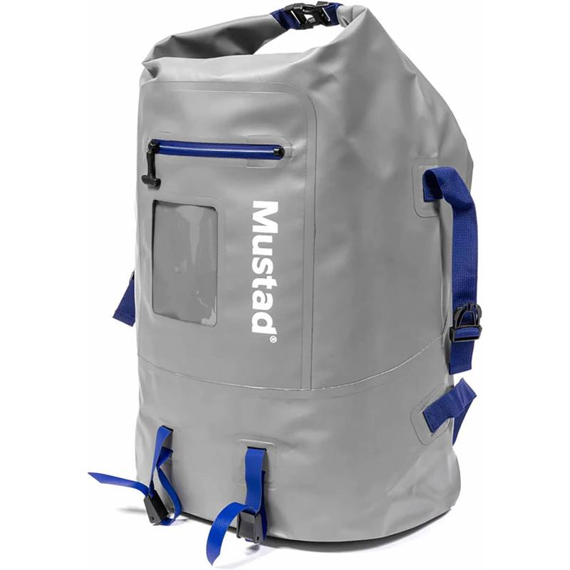 Mustad Daybreak Dry Roll-Up Backpack 40L MDBDBP40L · Mochila impermeable