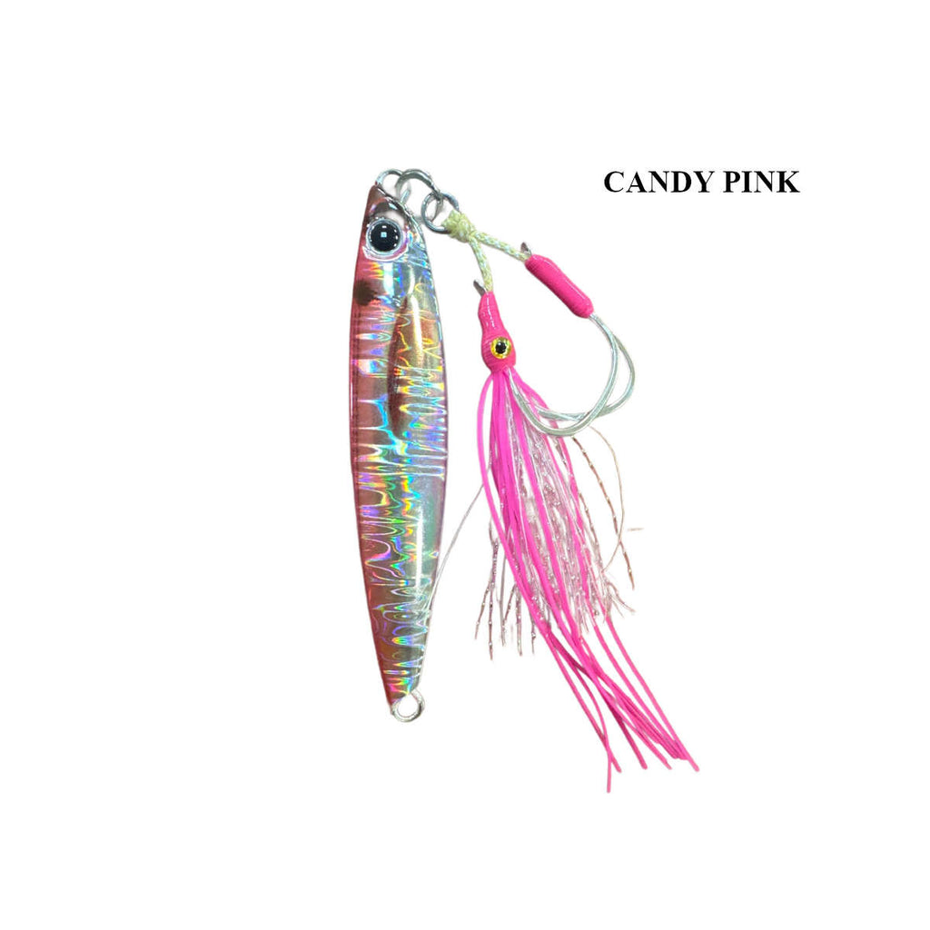 JIG with Belly 40 GRS Glow con Double Assist Hook