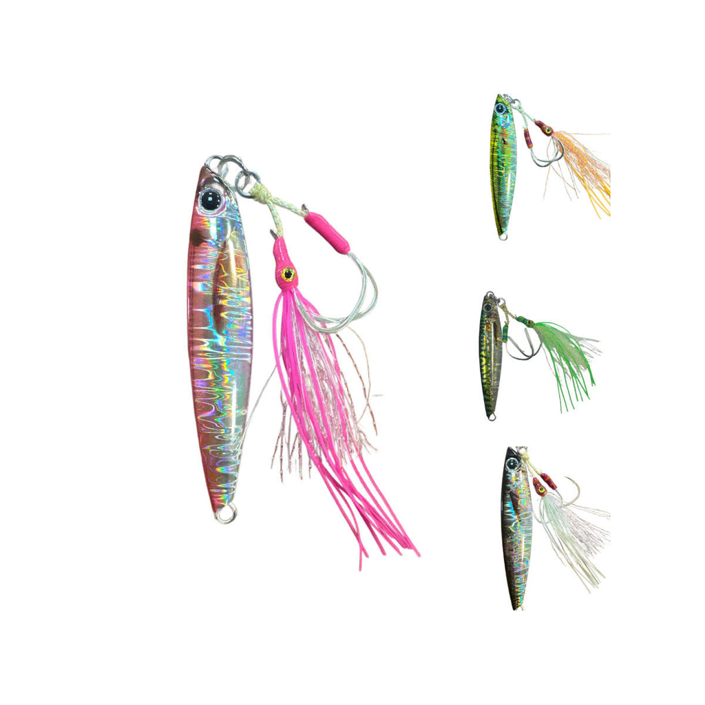 JIG with Belly 20 GRS Glow con Double Assist Hook