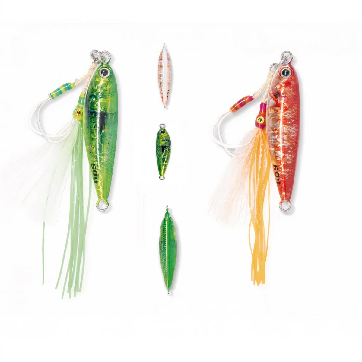 JIG Fat 10 GRS Glow con Single Assist Hook