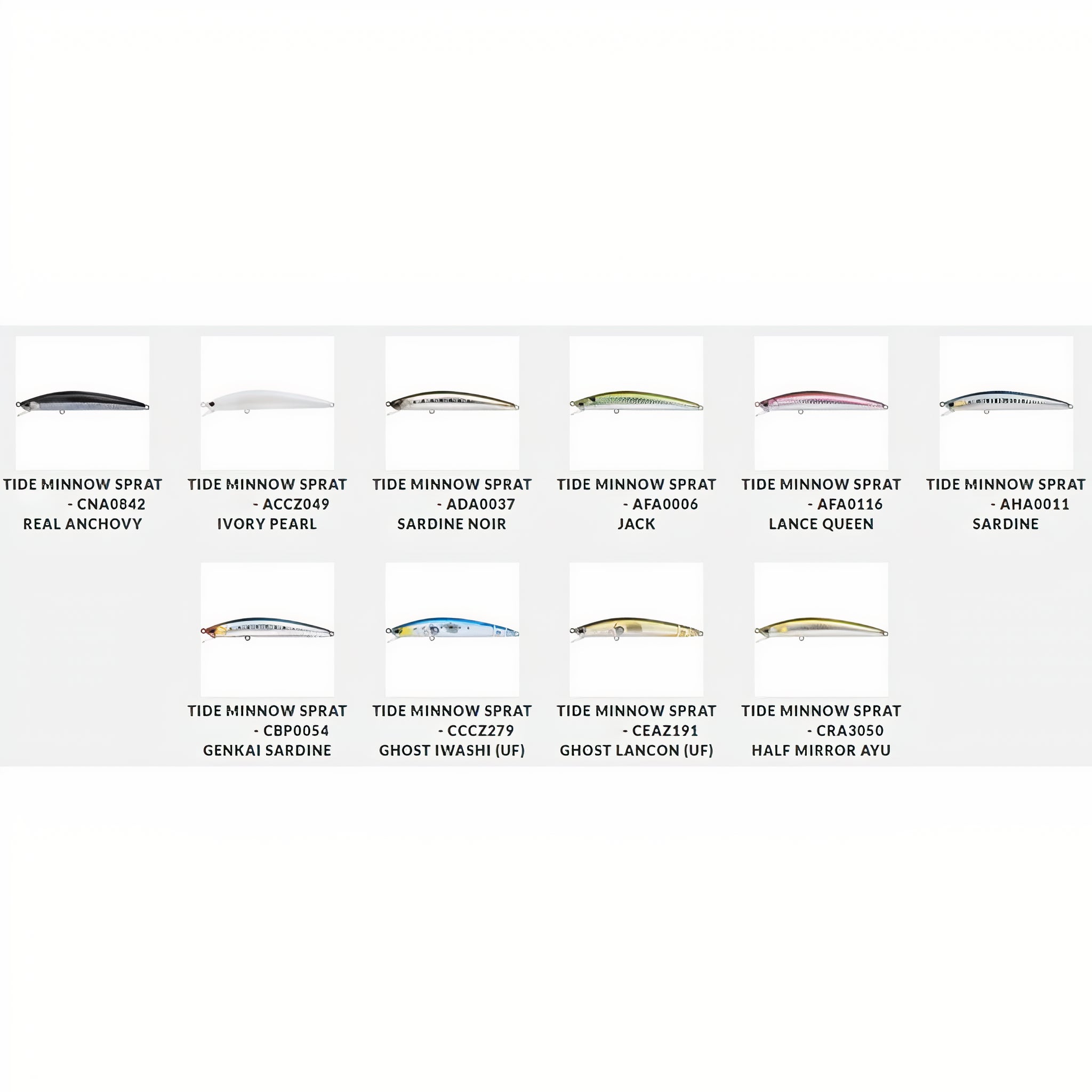 TIDE MINNOW SPRAT 100SF ASA0032 RED SHINER