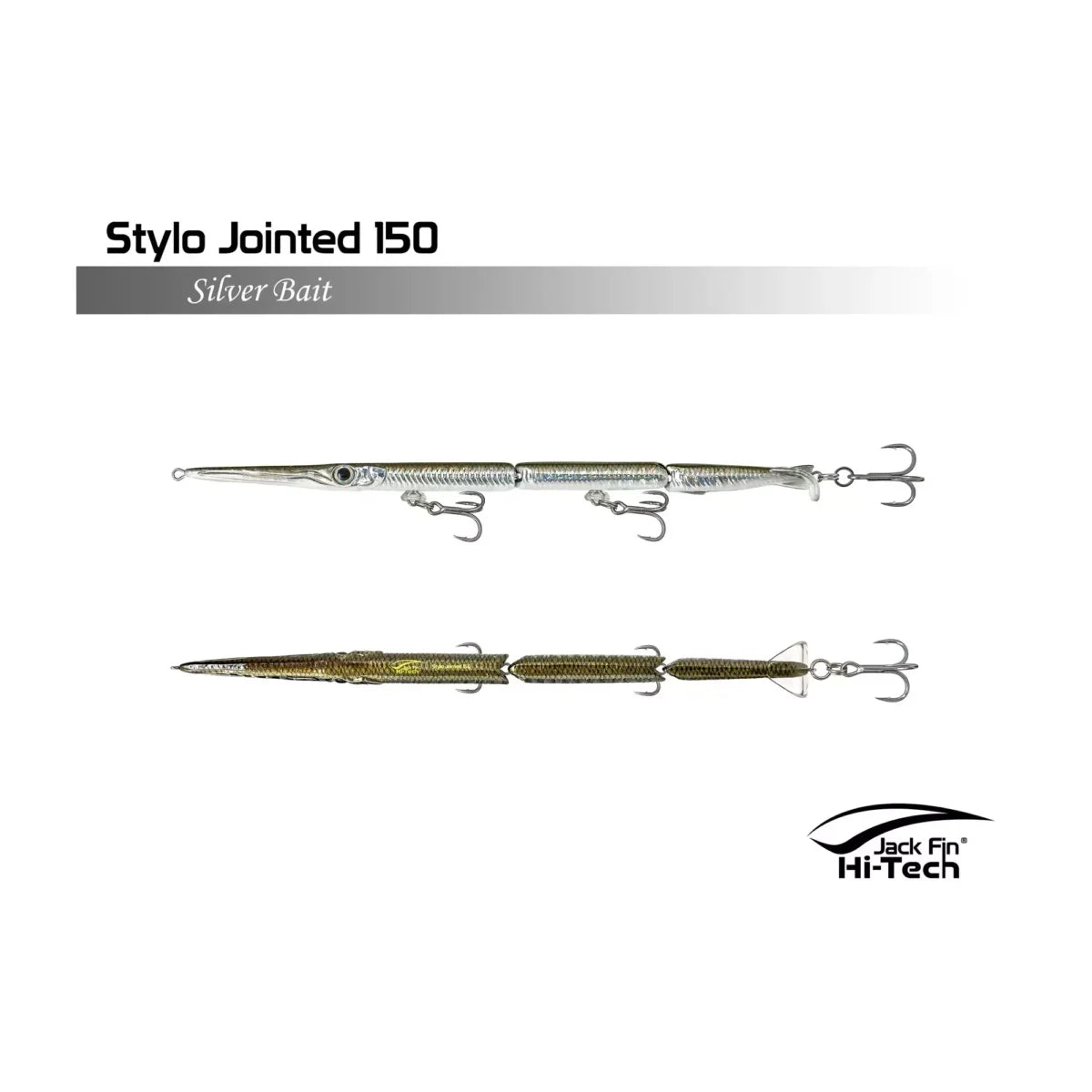 JACK FIN STYLO JOINTED 150 10GR SINKING