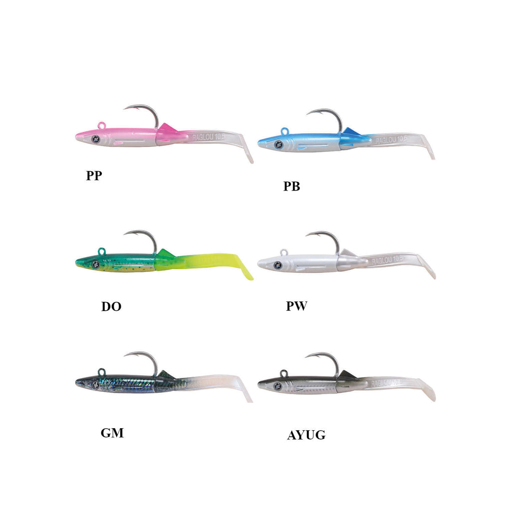 Ragot Raglou Hybrid Pelagic 85mm x2 — Vinilo Plomado 24g Depredadores Pelágicos