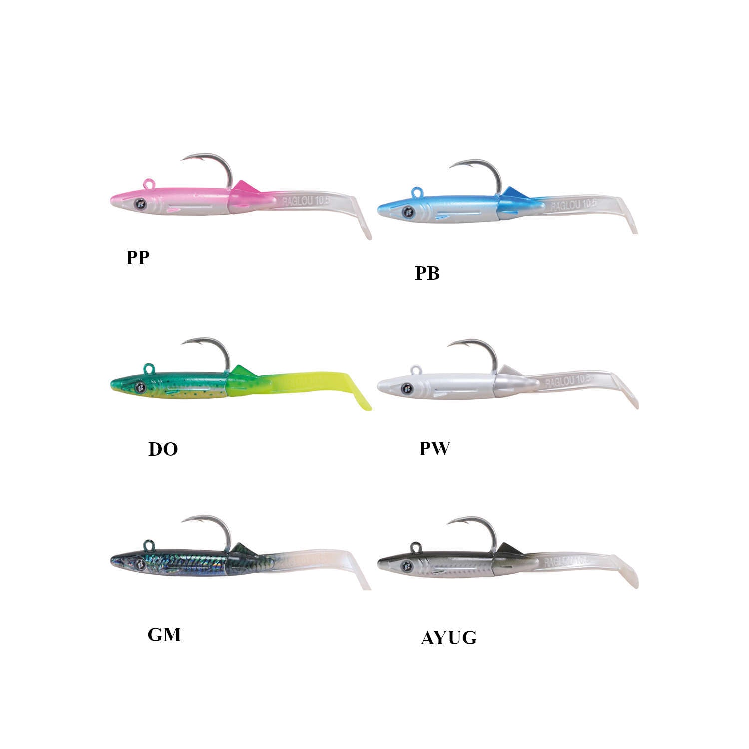 Ragot Raglou Hybrid Pelagic 85mm x2 — Vinilo Plomado 24g Depredadores Pelágicos