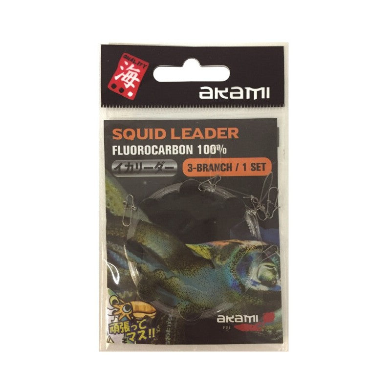 Akami Squid Leader FC – Bajo de Línea Fluorocarbono Eging