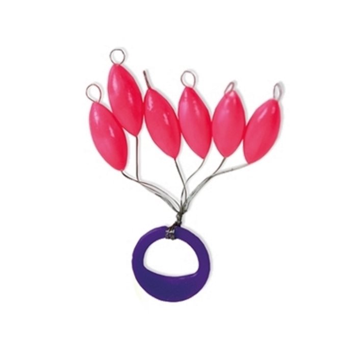 Turkana Stopper Perla Ovalada Flotante Rosa
