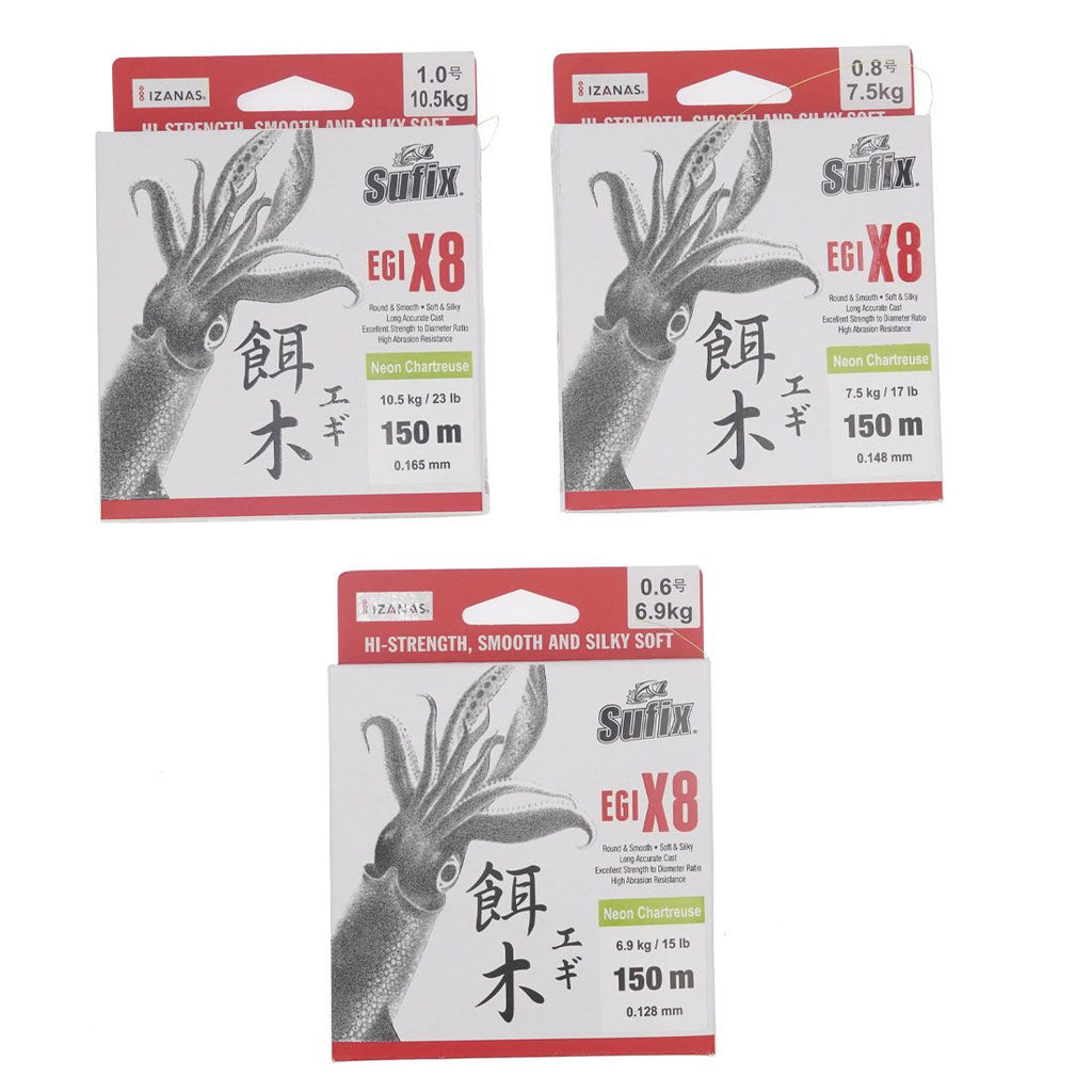 Sufix EGI 8X Braid 150M