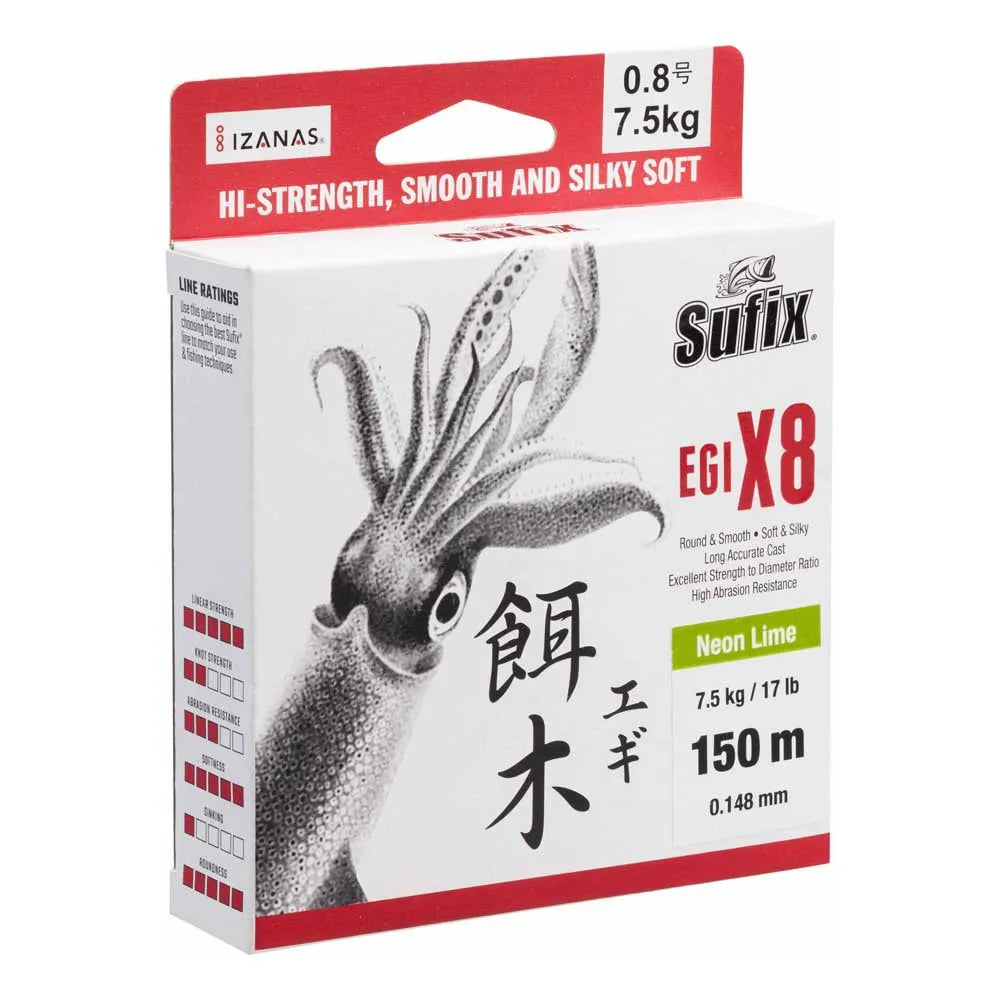 Sufix EGI 8X Braid 150M