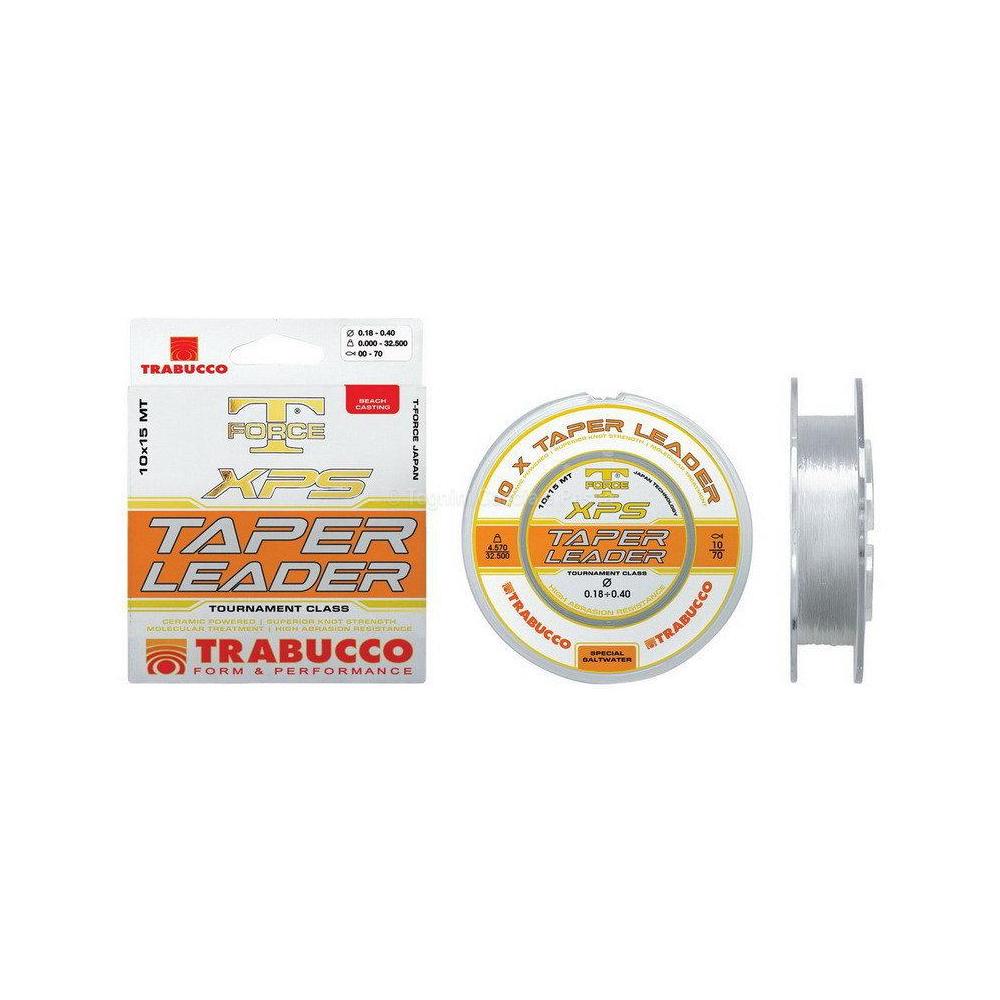 Trabucco T-Force SC Taper Leader | Puente Cónico Surfcasting 15m x10