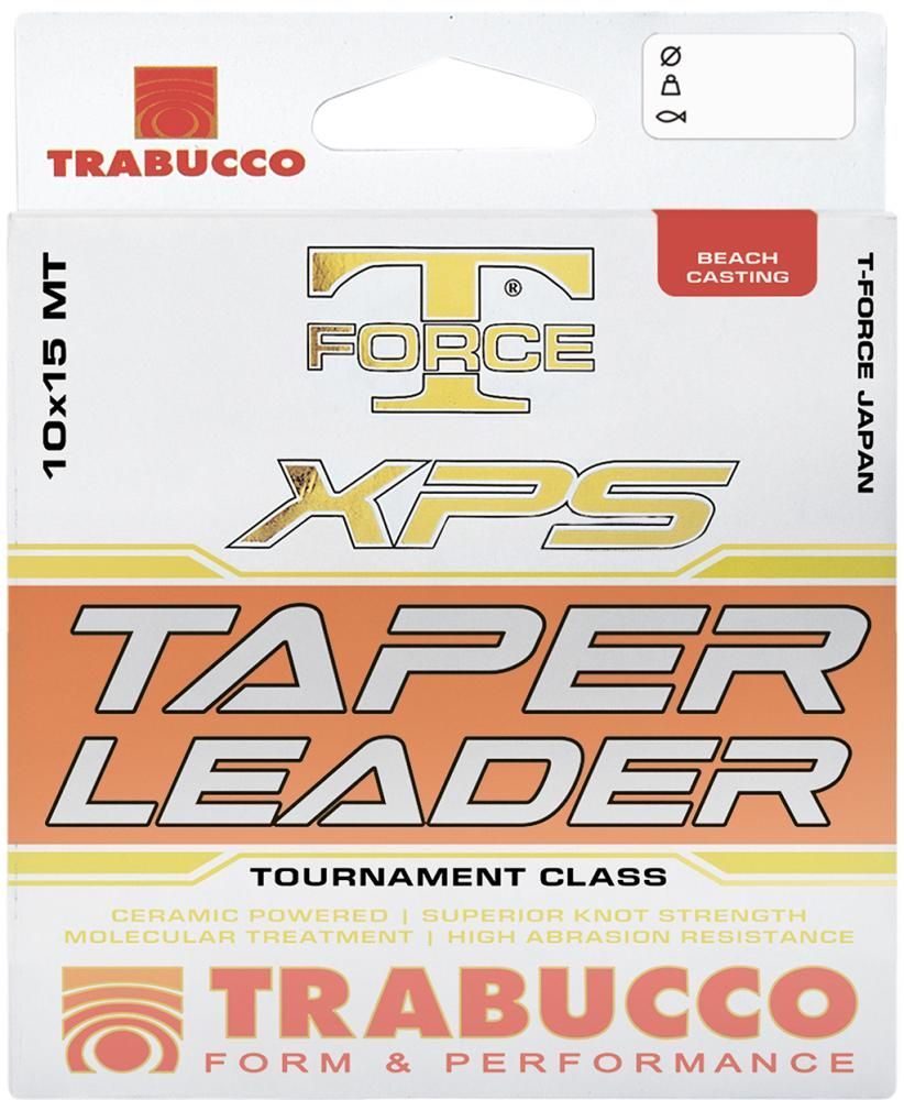 Trabucco T-Force SC Taper Leader | Puente Cónico Surfcasting 15m x10