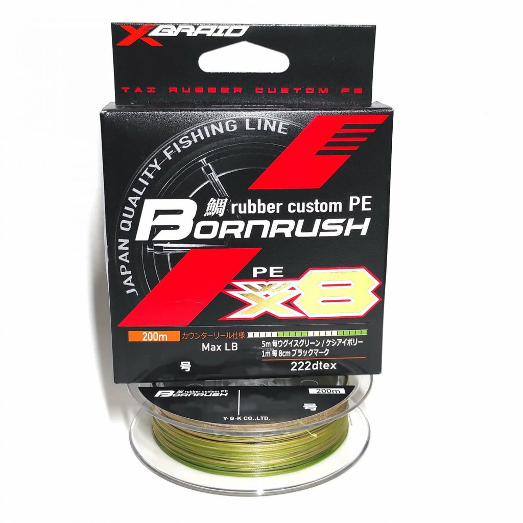 TRENZADO X8 BORNRUSH 200M DE YGK