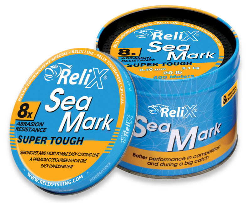 Relix Sea Mark 600m – Monofilamento Nylon Copólimero Alta Mar