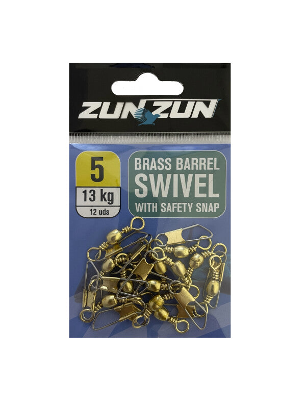 ZunZun Emerillón Barril Dorado con Imperdible – 12 uds